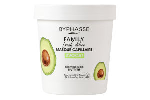 Маска для сухих волос с авокадо Family Fresh Delice Byphasse 250мл