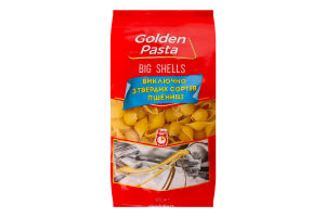 Изделия макаронные Ракушки Big shells Golden Pasta м/у 400г