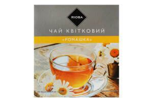 Чай квітковий Ромашка Rioba к/у 50х1.3г