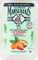 Гель для душа Sweet Almond Milk Bio Le Petit Marseillais 250мл