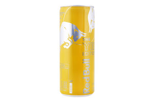 Напій енергетичний безалкогольний сильногазований Tropical The Yellow Edition Red Bull з/б 250мл