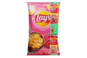 Чипсы картофельные Краб Lay's м/у 60г