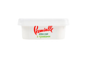 Крем-сыр 55% с травами Premialle п/у 170г