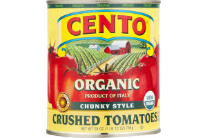 Cento Organic Crushed Tomatoes Chunky Style