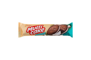 Печиво цукрове з начинкою зі смаком кокос-крем Multicake Roshen м/у 180г