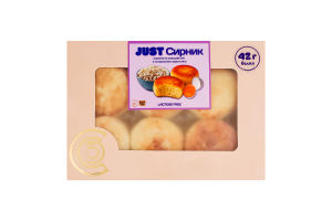 Сирник заморожений смажений Lactose-free Just Справжній смак к/у 360г