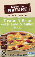 Back to Nature Ancient Tuscan 3-Bean With Kale & Millet Soup