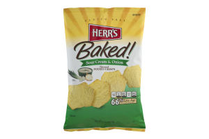 Herr's Baked! Sour Cream & Onion Potato Crisps