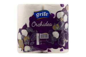 Папір туалетний Grite Orchidea White 16шт