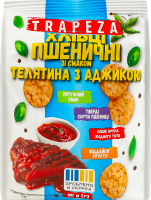 Мини-хлебцы пшеничные Телятина с аджикой Trapeza м/у 90г