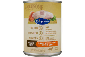 Companion Grain Free Dog Food Turkey & Sweet Potato