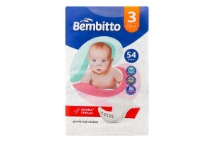 Підг. Bembitto 54 шт. 3 (4-9 кг)