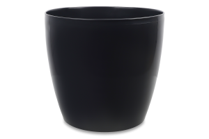 Горщик д/квітів Матільда темно-сірий круглий 20*18см Алеана