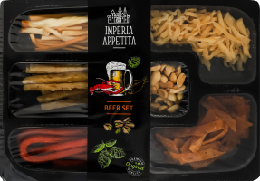 Тарелка Beer set Imperia Appetita лоток 165г