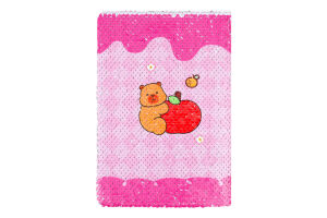 Блокнот ZiBi KidsLine Capybara А5 текстильн 80арк