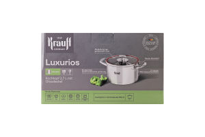 Кастрюля зі скляною кришкою 2.7л d18см №26-238-039 Luxurios Krauff 1шт