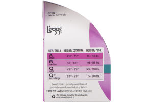 L'eggs Silken Mist Pantyhose Control Top Silky Sheer Leg B Nude