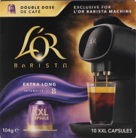 Кава натуральна смажена мелена в капсулах Extra Long XXL Barista L’OR к/у 104г