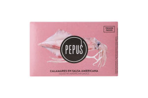 Кальмар Pepus в американському соусі