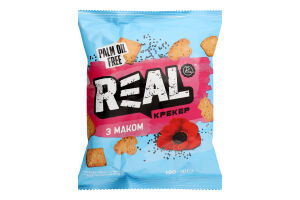 Крекер з маком Real Pichkar м/у 190г