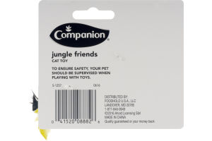 Companion Cat Toy Jungle Friends