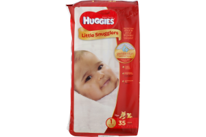 Huggies Little Snugglers Diapers Size 1 - 35 CT