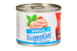 Корм для котов SuperCat паштет с рыбой