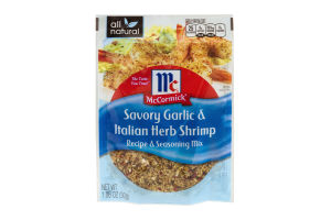 McCormick Recipe & Seasoning Mix - Savory Garlic & Italian Herb Shrimp