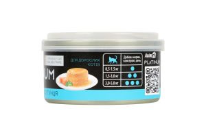 Корм д/котів Platinum Ніжний паштет з тунця 70г ж/б AnimAll