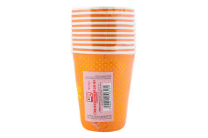 Стакани паперові Суббота 250 мл/10 шт. з малюнком