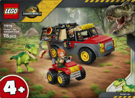 Конструктор для детей от 4лет №77978 Young T. rex transport truck Jurassic world Lego 115эл