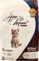 Корм д/кошенят з куркою сухий 2кг How Meow