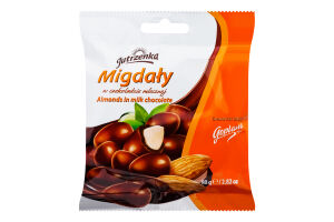 Миндаль в молочном шоколаде Jutrzenka м/у 80г