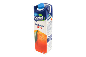 Сік відновлений пастеризований апельсиновий Santal т/п 1л