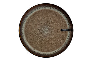 Тарілка десертна Bolzano чорно-коричнева кераміка 20,3см Ardesтo