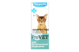 Акаростоп для собак та котів ProVet Природа 1шт