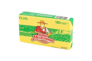 Продукт растительно-сливочный 72.5% Паста Ваш Молочник м/у 180г