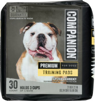 Companion Premium Training Pads for Dogs - 30 CT