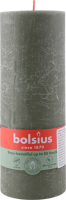 Свеча зеленая 19х6.8см №103668850357 Bolsius 1шт
