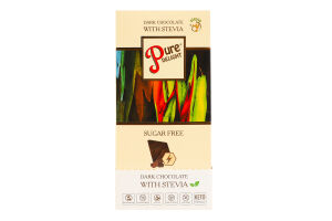 Шоколад 75% чорний з протеїном Pure Delight к/у 90г