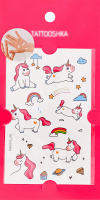 Тату Tattooshka Райдужний єдиноріг тимчасові
