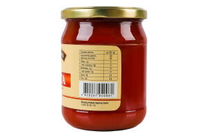 Продукт томатный 25% пастеризованный Паста Рідний край с/б 490г