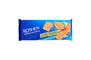 Вафли Vanilla Cream Extra Crunch Wafers Sandwich Roshen м/у 142г
