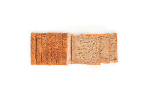 Хліб нарізний з цільнозернового борошна та висівок Тостовий Добрий м/у 0.42кг