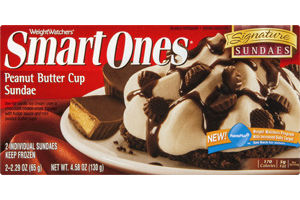 Weight Watchers Smart Ones Signature Sundaes Peanut Butter Cup Sundae - 2 CT