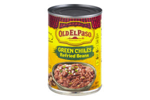 Old El Paso Refried Beans Green Chiles