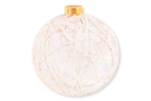 Прикраса ялинкова Куля Мотанка 80мм 31670