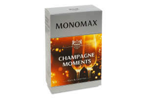 Бленд чаю чорного та зеленого байхового листового зі шматочками ягід Іскри шампанського Monomax к/у 80г