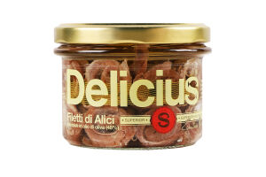 Анчоуси Delicius філе скручених в оливк олії
