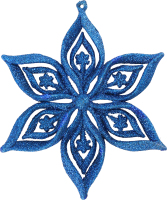 Подвеска Цветок Блеск пластик 13,5*11см 0704-3